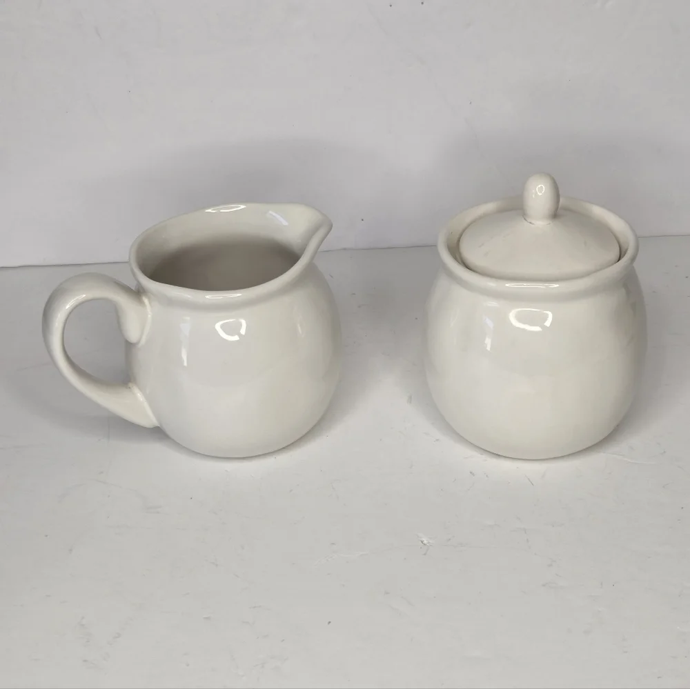 Rae Dunn Elf Feet Cream‎ And Sugar Set Christmas Kitchen Holiday Coffee Bar HTF
